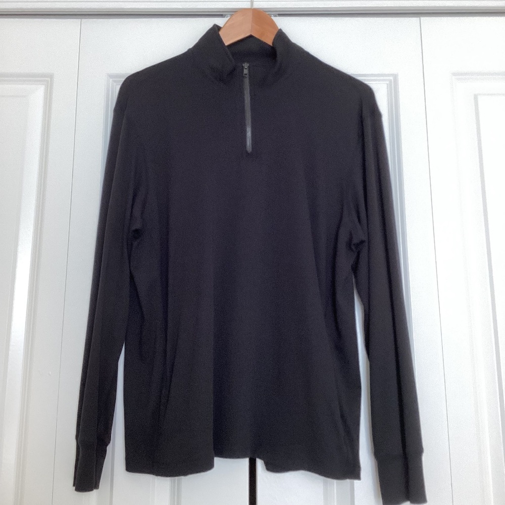 Murano Black Long-Sleeve Quarter-Zip Jacket